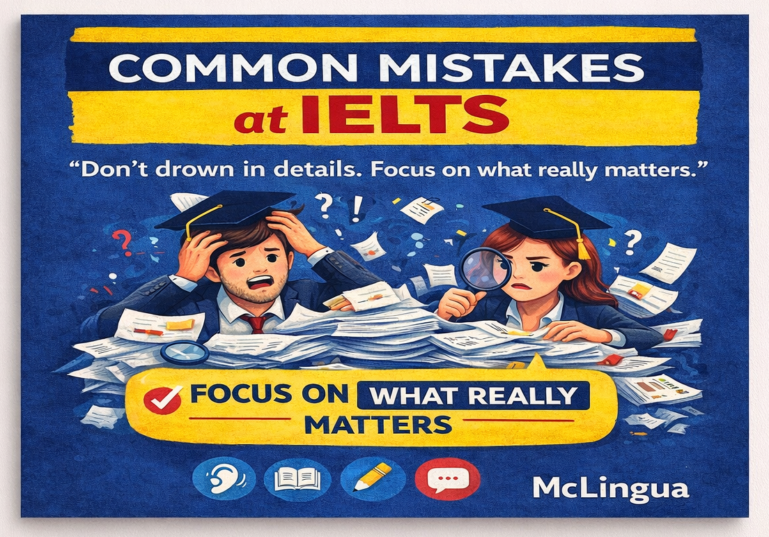 Common Mistakes at IELTS (IELTS’te Yapılan Yaygın Hatalar)
